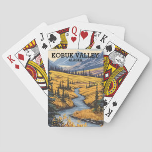 Vintage Kobuk Valley National Park Alaska Playing Cards
