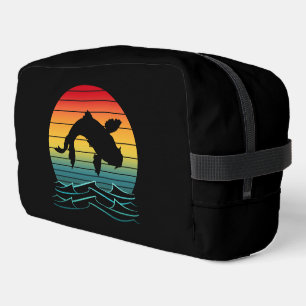Vintage Koi Fish Sunset Scenery Dopp Kit