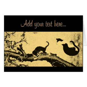 Vintage Korean Cat Art