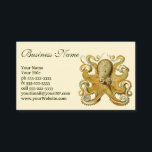 Vintage Kraken, Octopus Gamochonia, Ernst Haeckel Business Card<br><div class="desc">Vintage illustration nature marine life biology design featuring a large octopus with tentacles by Ernst Haeckel. Great design for a science geek! The mythical giant nautical octopi famous in fantasy,  steampunk  and science fiction designs.</div>