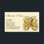 Vintage Kraken, Octopus Gamochonia, Ernst Haeckel Business Card<br><div class="desc">Vintage illustration nature marine life biology design featuring a large octopus with tentacles by Ernst Haeckel. Great design for a science geek! The mythical giant nautical octopi famous in fantasy,  steampunk  and science fiction designs.</div>