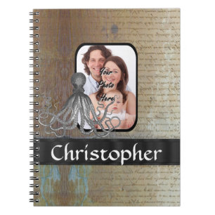 Vintage Kraken octopus Notebook