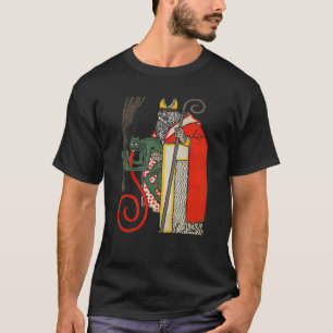 Vintage Krampus and Santa T-Shirt