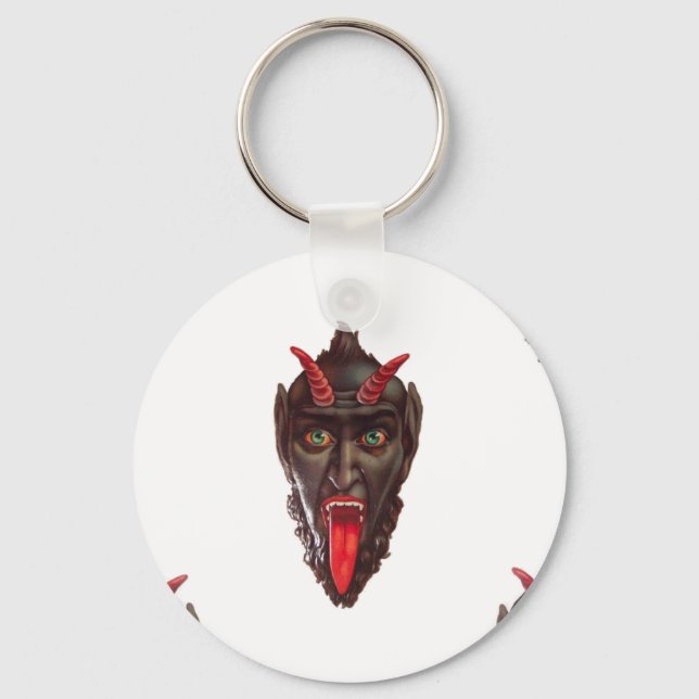 vintage krampus key ring (Front)