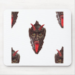 vintage krampus mouse pad