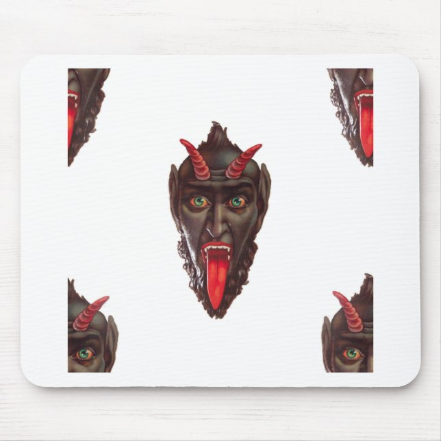 vintage krampus mouse pad (Front)