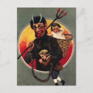 Vintage Krampus Postcard