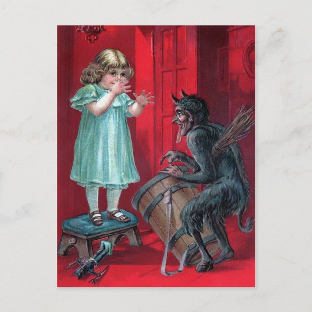 Vintage Krampus Postcard (Front)