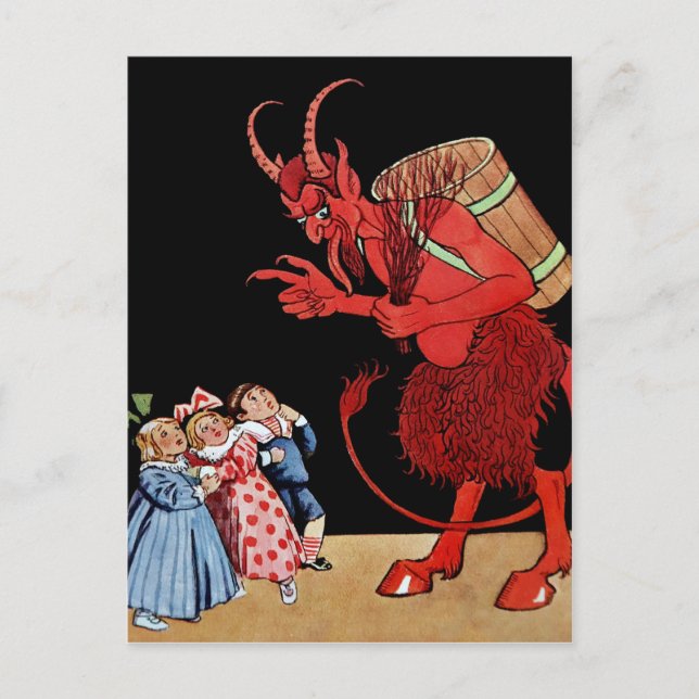 Vintage Krampus Postcard (Front)
