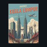 Vintage Kuala Lumpur Malaysia Postcard<br><div class="desc">Kuala Lumpur, the capital of Malaysia, is a vibrant metropolis that seamlessly blends modern dynamism with rich cultural heritage. It is a city of contrasts, where towering skyscrapers coexist with traditional Malay villages, and bustling markets share space with serene parks. Here's a glimpse into what makes Kuala Lumpur so unique:...</div>