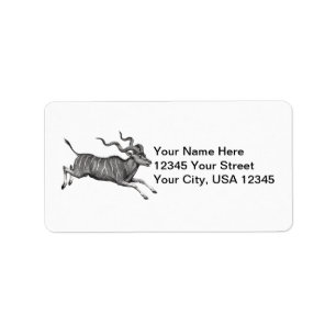 Vintage Kudu Label