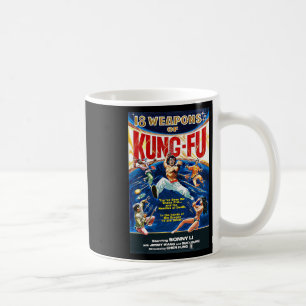 Vintage Kungfu Karate Bjj Martial Arts Movie Retro Coffee Mug