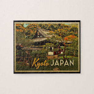 Vintage Kyoto Japan Jigsaw Puzzle