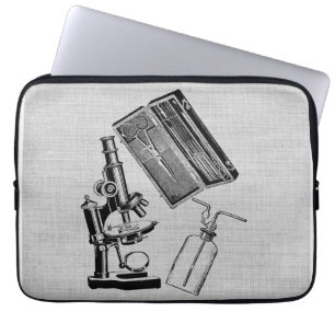 Vintage Lab Equipment Laptop Sleeve