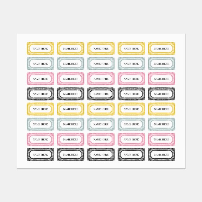 Vintage Labels Set 1 (Sheet)