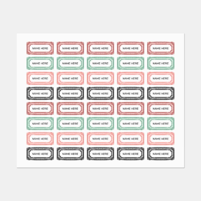 Vintage Labels Set 2 (Sheet)