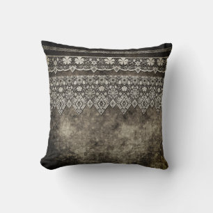 Vintage lace cushion