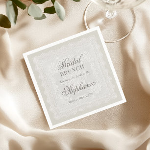 Vintage Lace Doily Ivory Brunch Bridal Shower Napkin