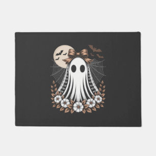 Vintage Lace Ghost Halloween Doormat