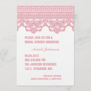 VINTAGE LACE Invitation