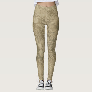 "Vintage Lace"  Leggings