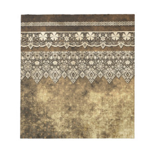 Vintage lace notepad