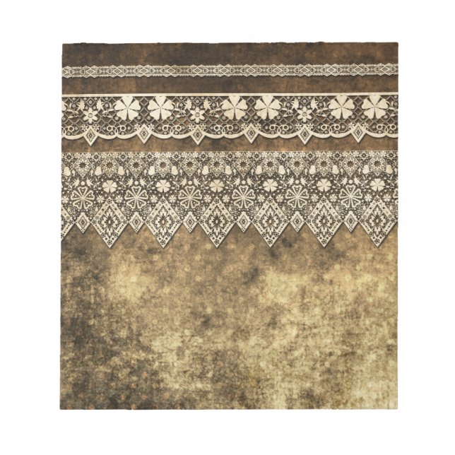 Vintage lace notepad (Front)