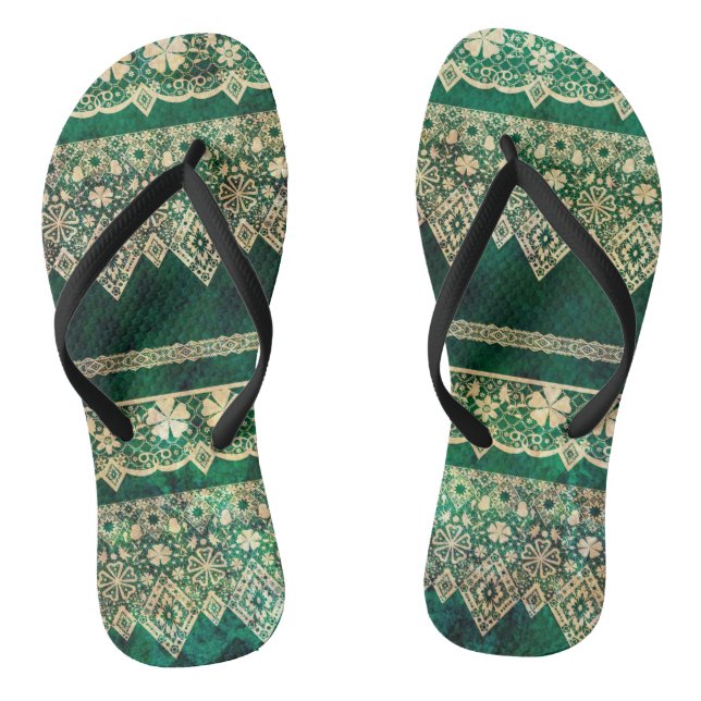 Vintage lace thongs (Footbed)