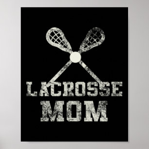 Vintage Lacrosse Mum Poster