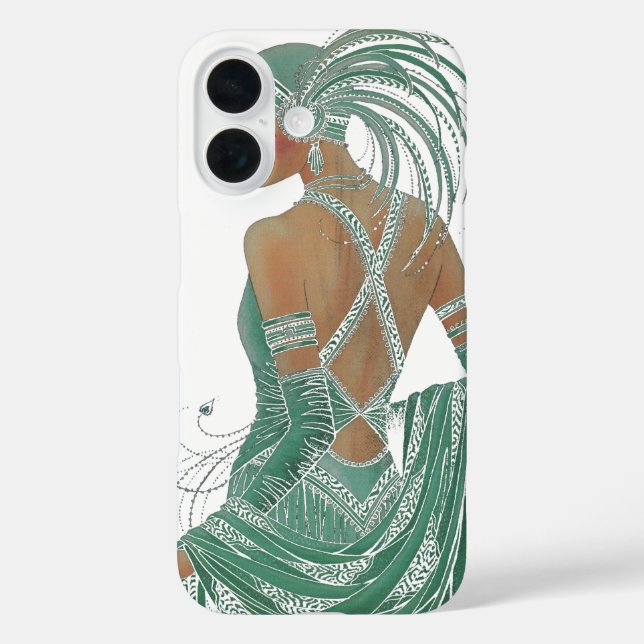 Vintage Ladies Going Green Art Print Case-Mate iPhone Case (Back)