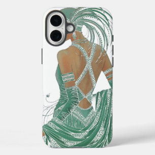 Vintage Ladies Going Green Art Print iPhone 16 Plus Case