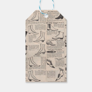 Vintage Ladies' Shoes Catalogue - 1900s Fashion Gift Tags