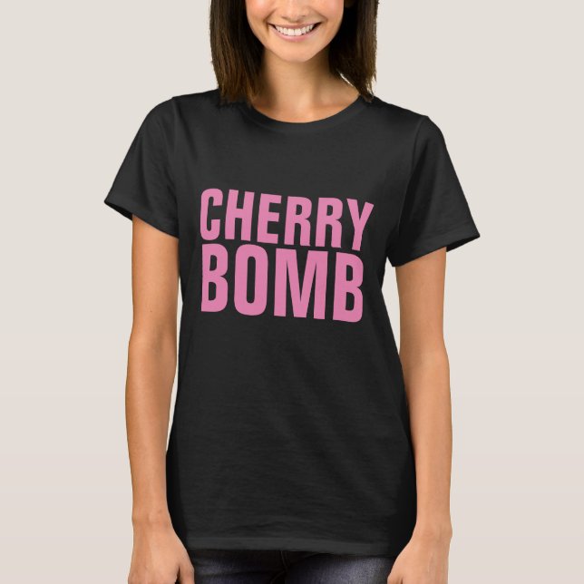 VINTAGE Ladies T-Shirts CHERRY BOMB (Front)