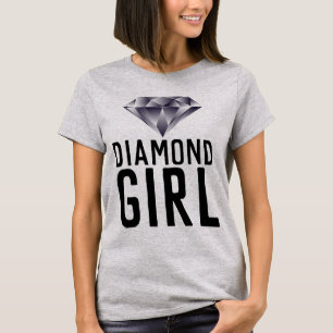 VINTAGE Ladies T-Shirts DIAMOND GIRL