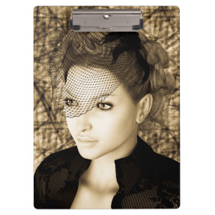 Vintage Lady Clipboard