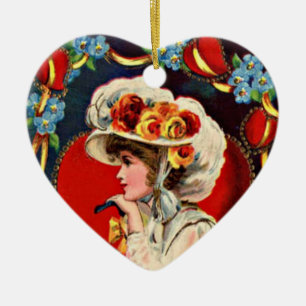 Vintage Lady Fashion Ornament