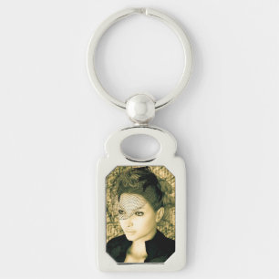 Vintage Lady Key Ring