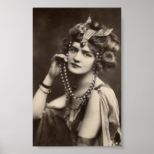 Vintage Lady Poster