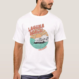Vintage Laguna Beach California Palm Trees CA Retr T-Shirt