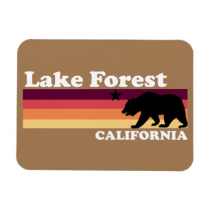 Vintage Lake Forest California Magnet