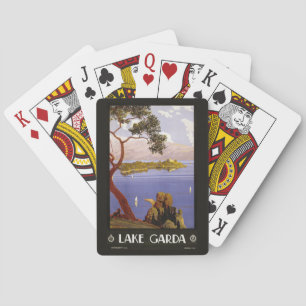 Vintage Lake Garda Italy playing cards