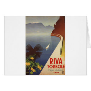 Vintage Lake Garda Riva Torbole Italy Tourism