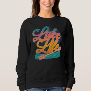 Vintage Lake Life With Canoe Sweatshirt