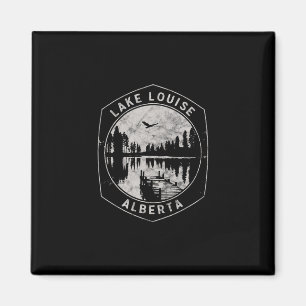 Vintage Lake Louise Alberta Outdoors Vacation Magnet
