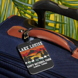 Vintage Lake Louise Banff Canada Bear | Alberta Hi Luggage Tag