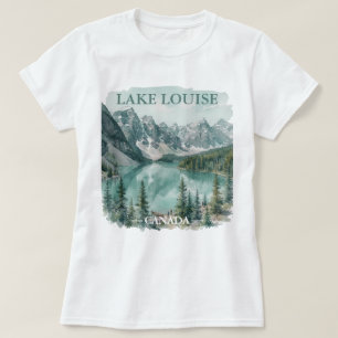 Vintage Lake Louise Canada Travel Graphic T-Shirt