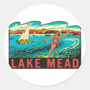 Vintage Lake Mead Nevada NV State Label