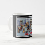 Vintage Lake Placid NY Mug<br><div class="desc">A stunning vintage postcard greeting from Lake Placid,  New York.  If you prefer a different colour background on the mug it's easy to change it!</div>