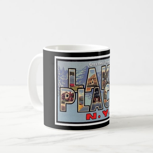 Vintage Lake Placid NY Mug  (Front Left)