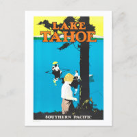 Vintage Lake Tahoe Southern Pacific Poster